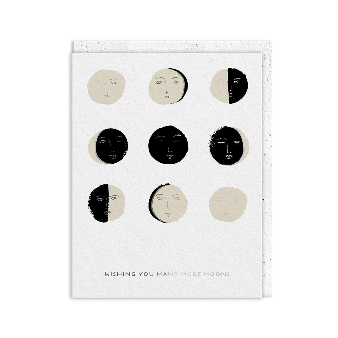 Wishing You Many More Moons Greeting Card