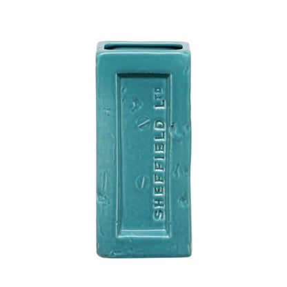 Sheffield Brick Vase - Turquoise