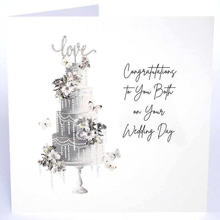 Congratulations To You Both on Your Wedding Day - Large Card