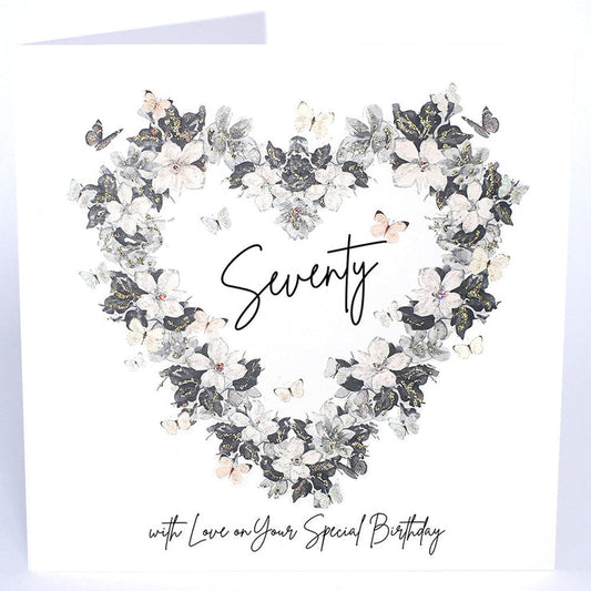 Seventy With Love On Your Special Birthday - Large