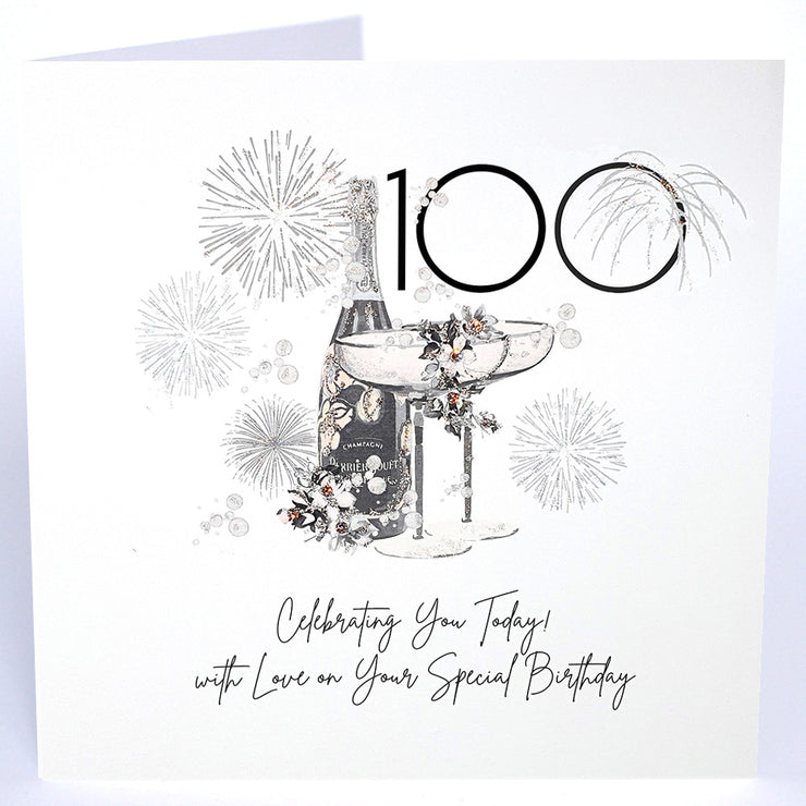 100 With Love On Your Special Birthday - Large Card