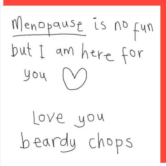 Menopause Beardy Chops