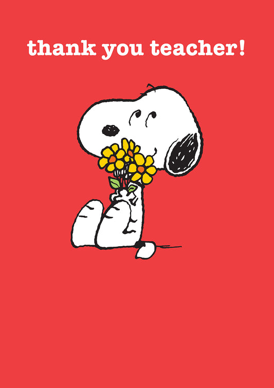 Snoopy thank you Teacher!