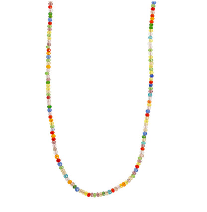 Felicia - Colourful Glass Bead Necklace