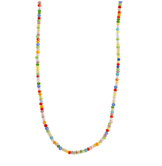 Felicia - Colourful Glass Bead Necklace
