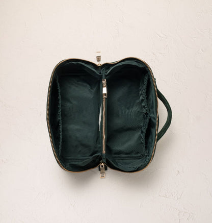 Songbirds Secret Garden Open Flat Makeup Bag - Forest Velvet