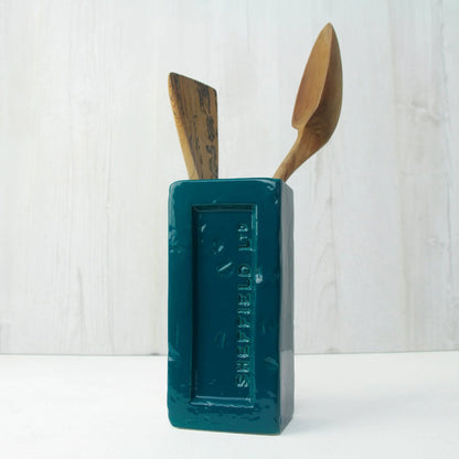Sheffield Brick Vase - Teal
