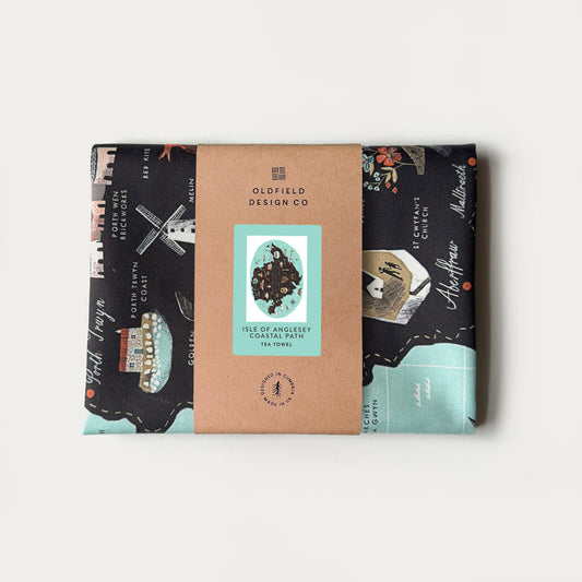 Anglesey Coastal Path Tea Towel
