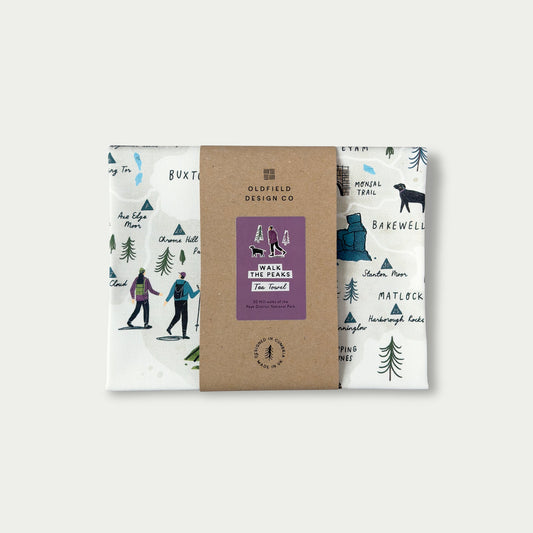 Walk the Peak District Tea Towel
