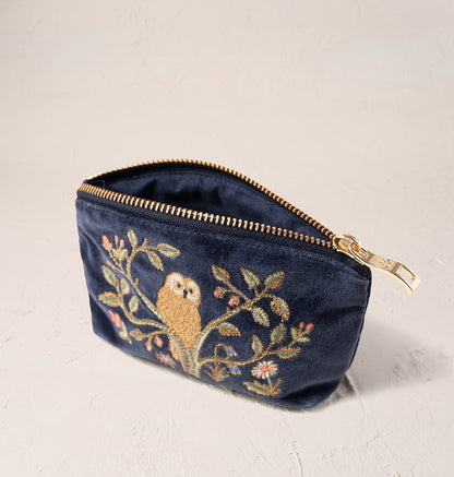 Tree of Life Coin Purse - Indigo