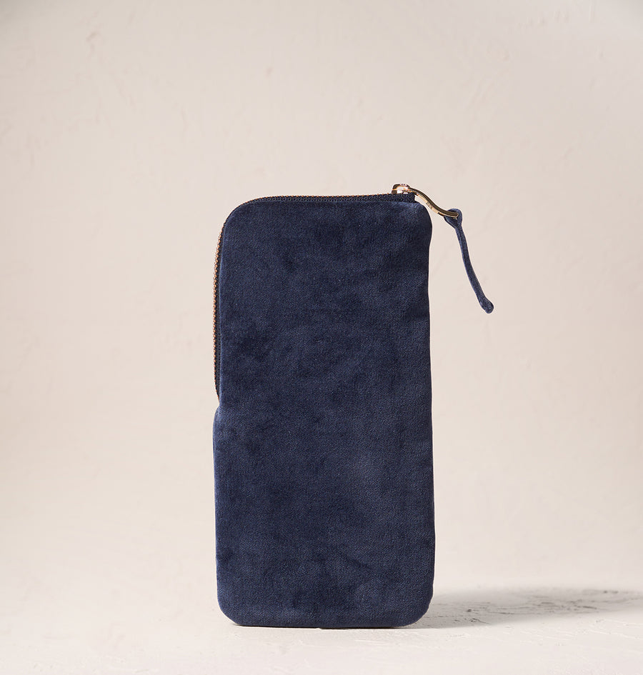 Tree of Life Glasses Case - Indigo