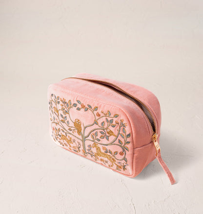 Tree of Life Makeup Bag - Blush Pink
