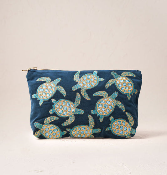 Turtle Conservation Everyday Pouch - Deep Marine Navy