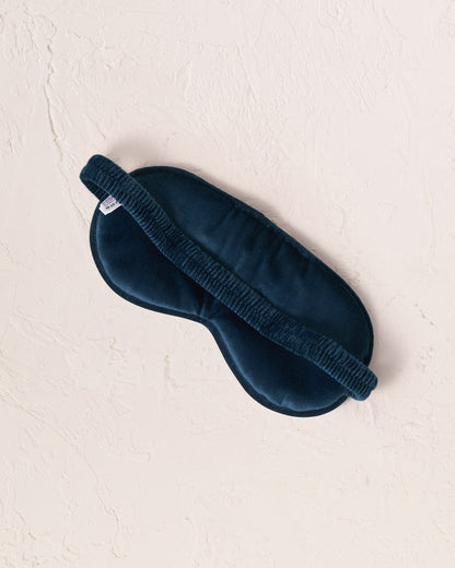 Turtle Conservation Velvet Eye Mask - Marine Navy