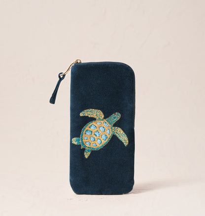 Turtle Conservation Glasses Case - Marine Navy