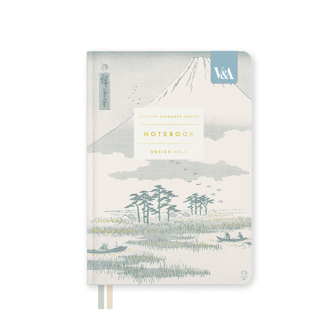 Eastern Elegance Mount Fuji Fabric Hardback Notebook (B6)