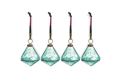 Tamti Bauble - Teal Crackle