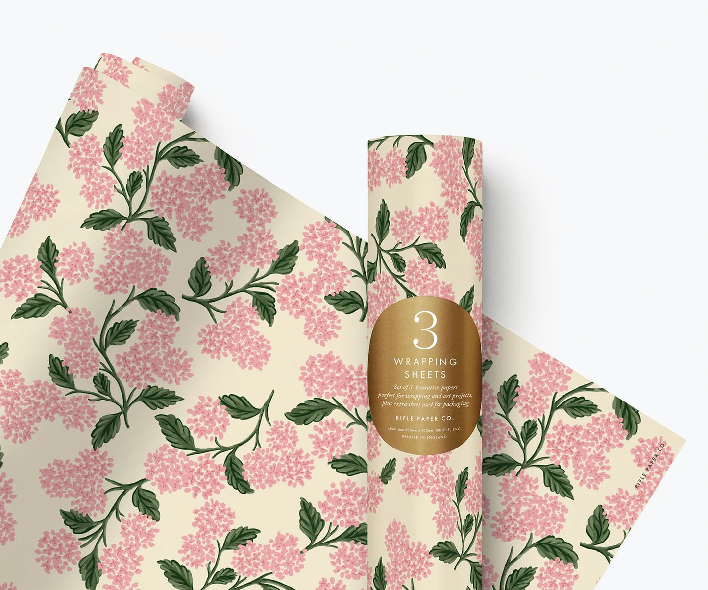 Pink Hydrangea Roll Wrap