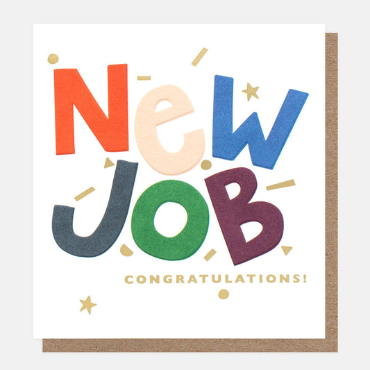 Congratulations New Job Card