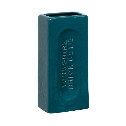 Yorkshire Brick Vase -Teal