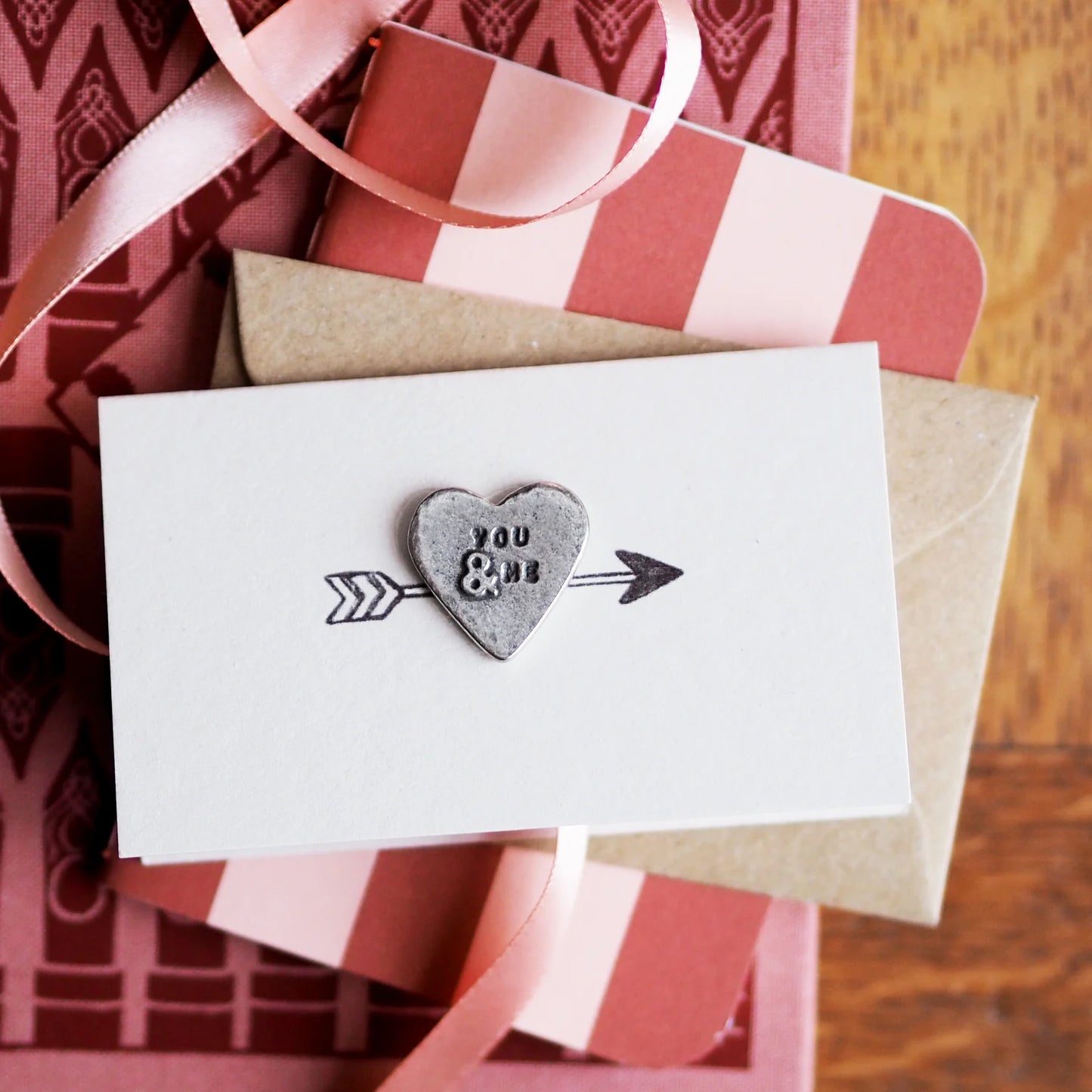 'You & Me' Envelope Charm