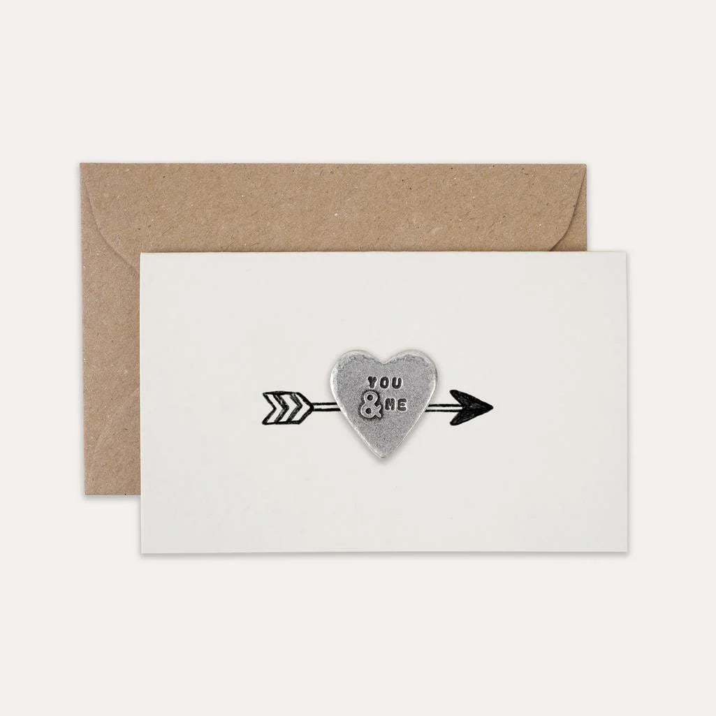 'You & Me' Envelope Charm