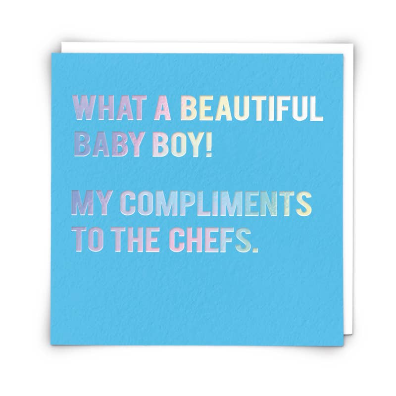 Beautiful Baby Boy Greetings Card