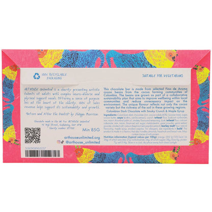 Before & After the Dentist, Dark Chocolate Bar with Smoky Crunch & Maple Syrup