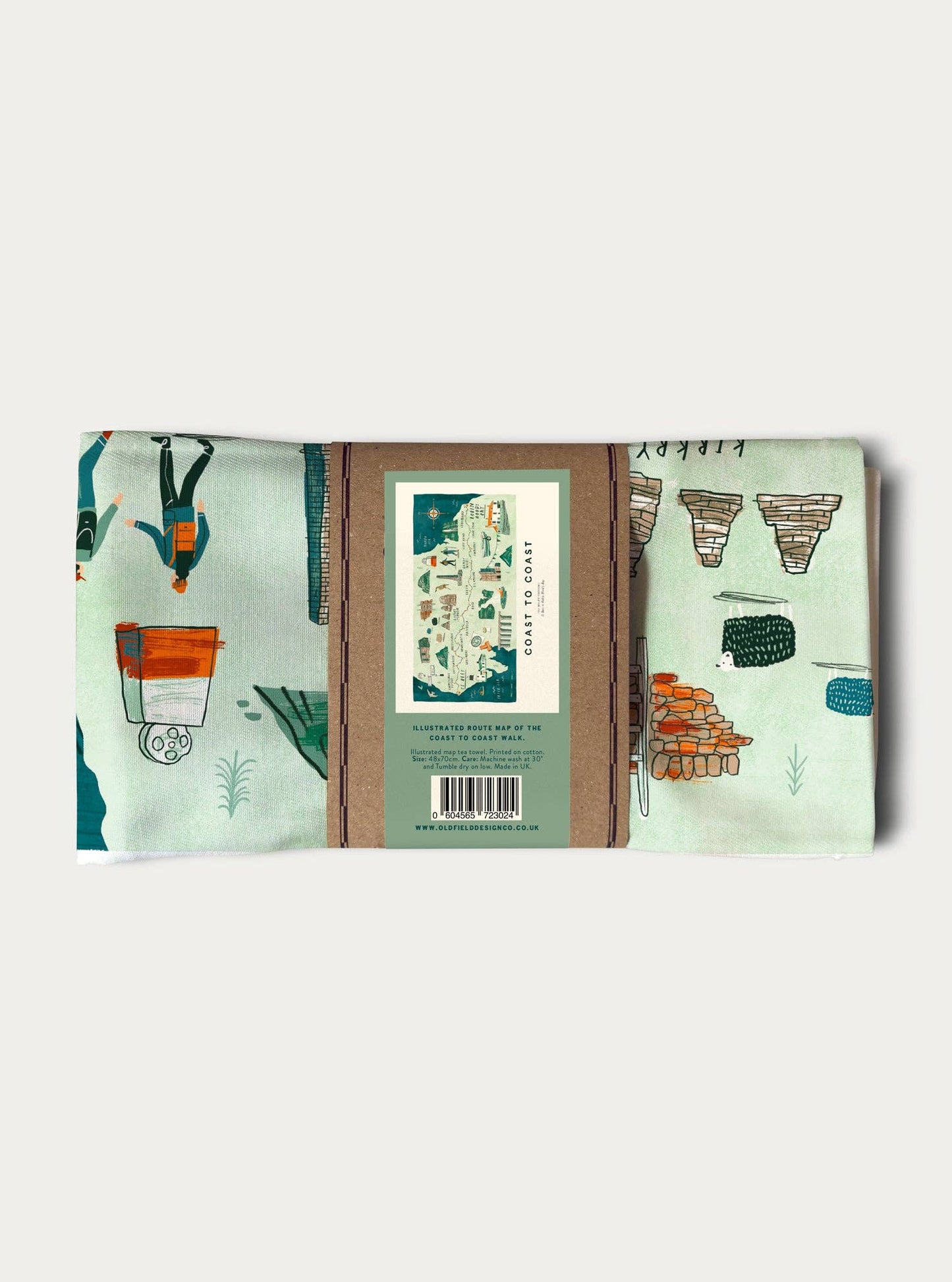 Coast to Coast Tea Towel