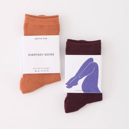 The Everyday Socks - 100% Bamboo - White - AW25