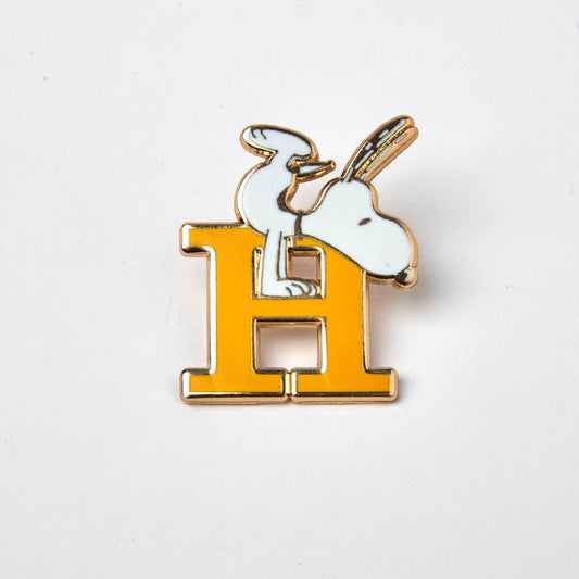 Peanuts Alphabet Pin - H