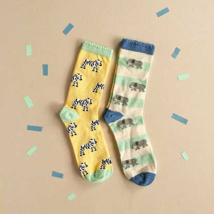 Safari Fun 2 Pack Socks UK size 12-3