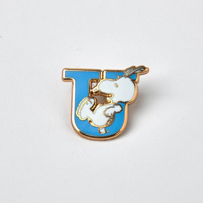 Peanuts Alphabet Pin - U