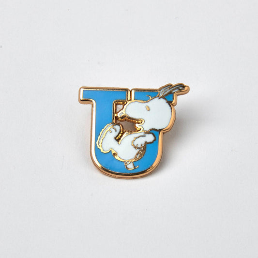 Peanuts Alphabet Pin - U