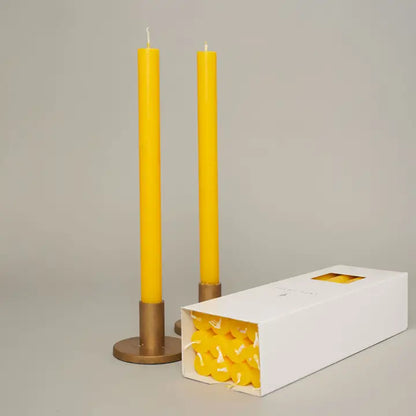 Dinner Candle (single candle) - Yellow