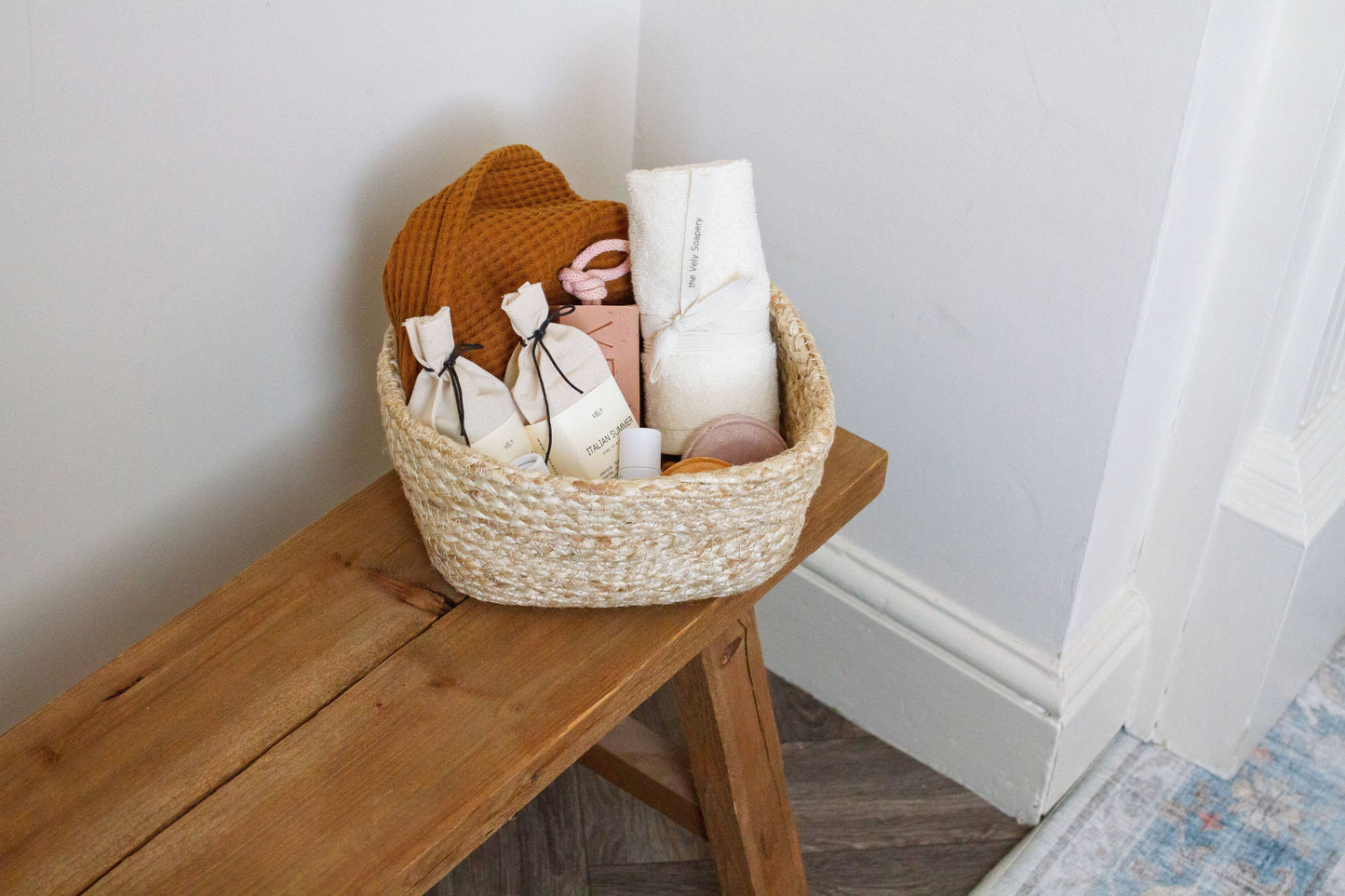 Natural Handmade Soap On A Rope "Early Morning"