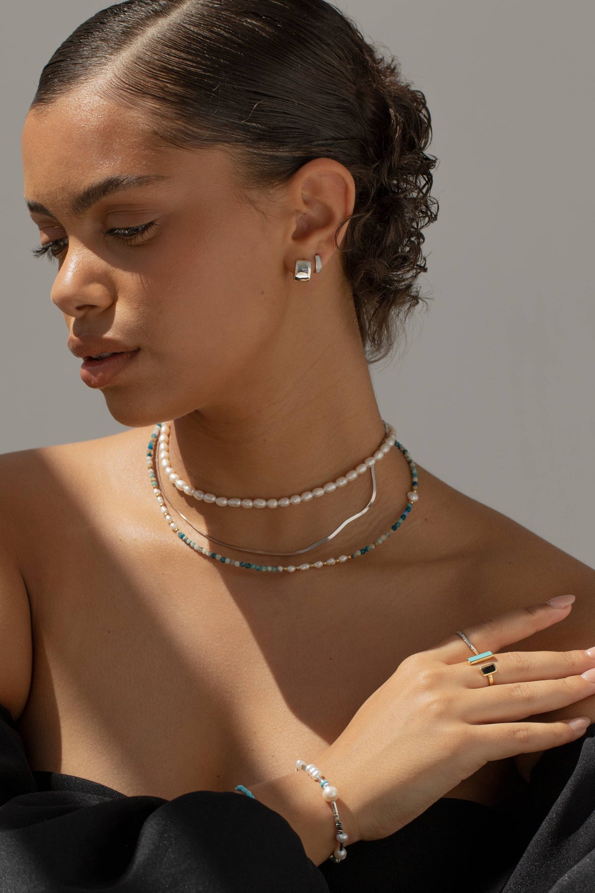 ZOE - Easy Everyday Hoop Earrings Silver