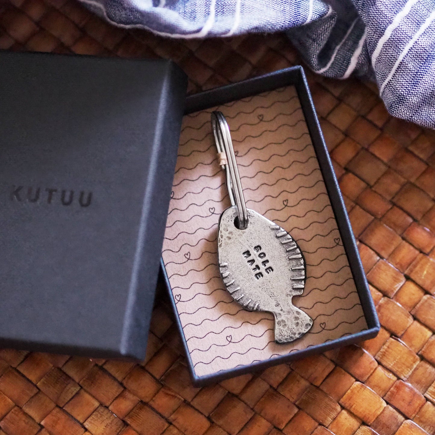 'Sole Mate' Fish Keyring