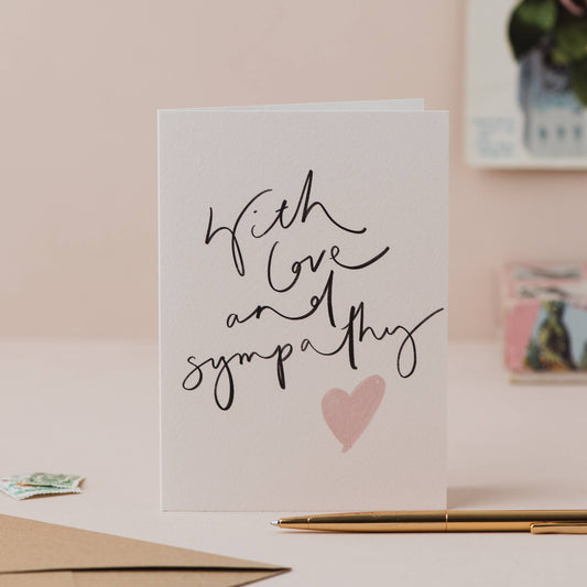 With Love and Sympathy Card: Naked