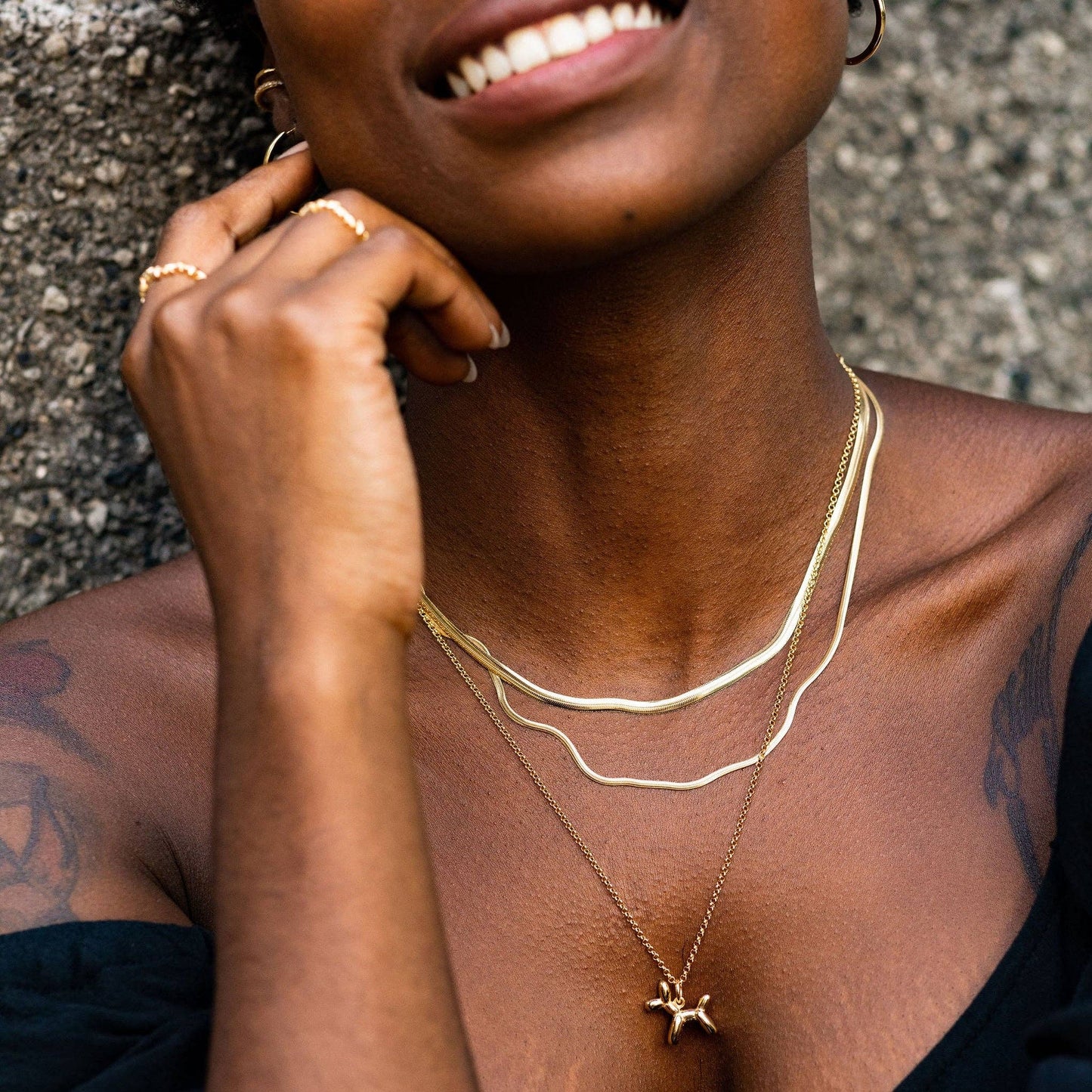 Balloon Dog Necklace: Chain: 40-45cm / Sterling Silver