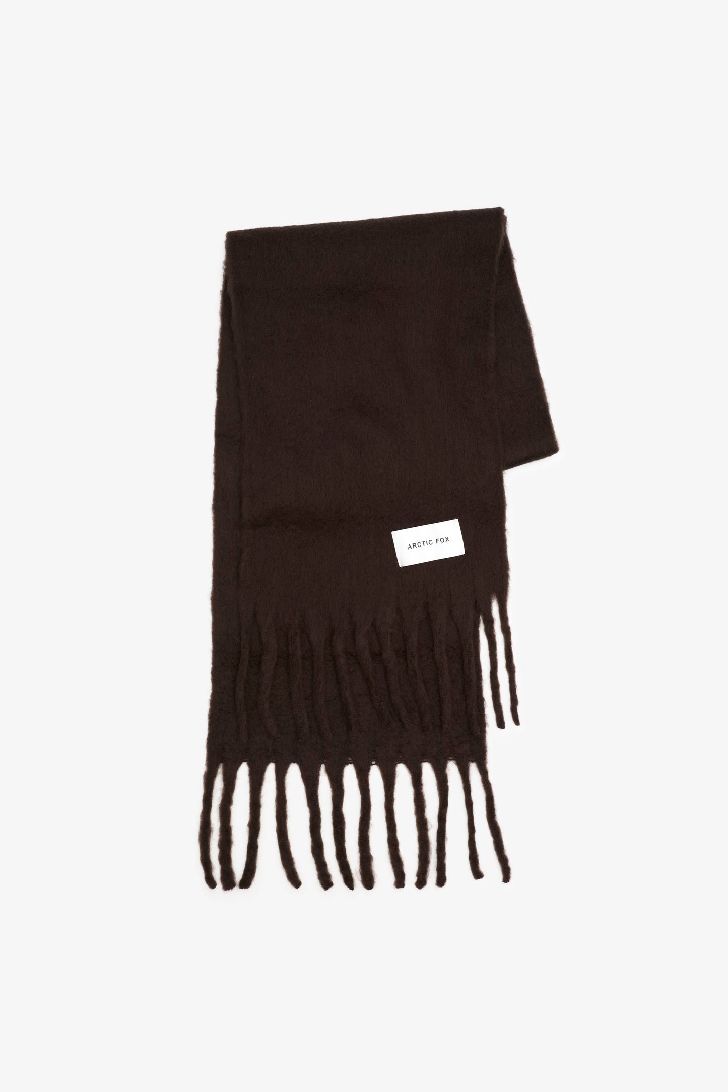 The Reykjavik Scarf - 100% Recycled - Ground Coffee - AW25