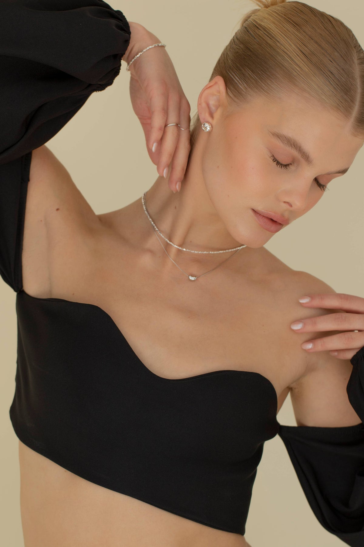 ATHENA Delicate Solid Silver Necklace - Waterproof