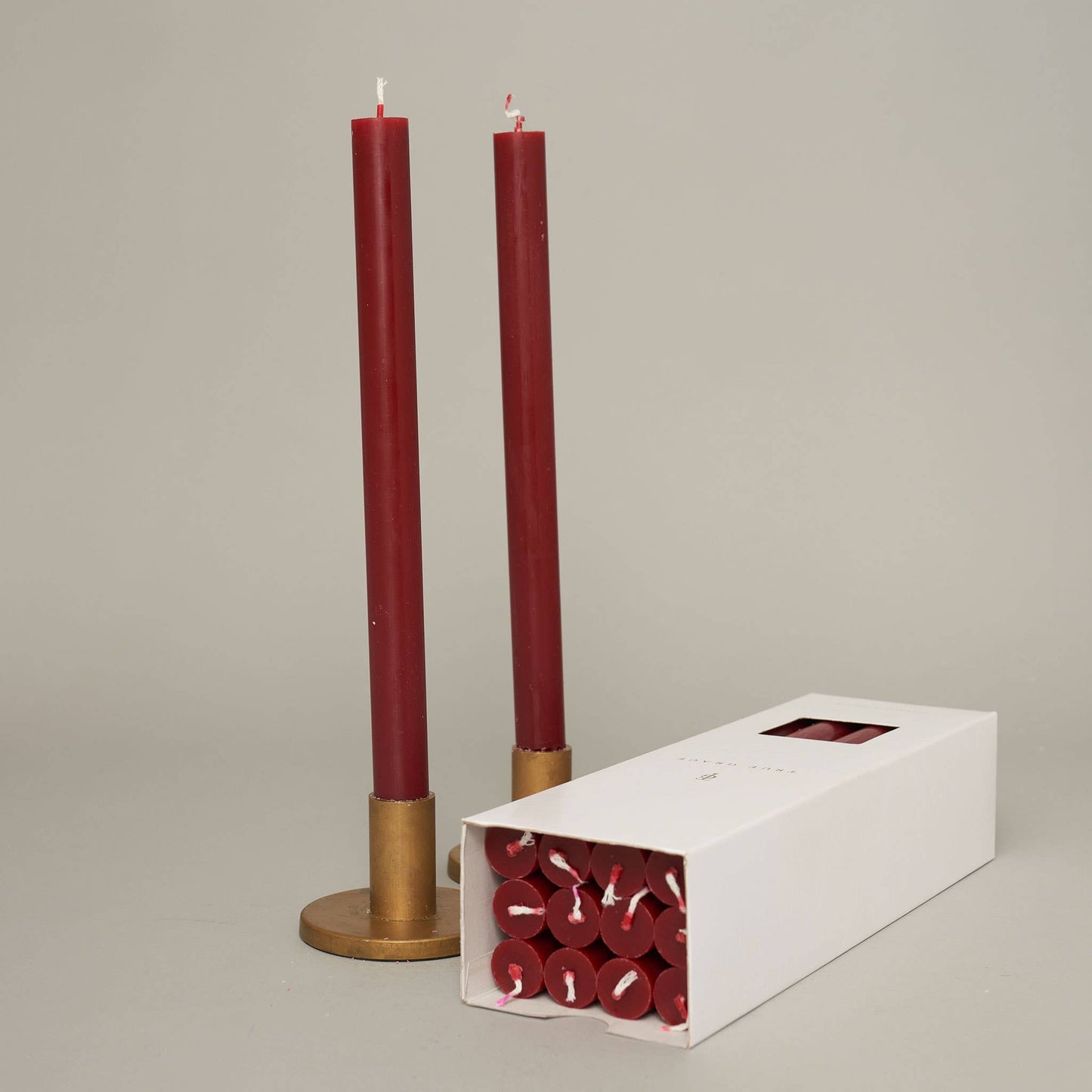 Dinner Candle (single candle)Berry Red