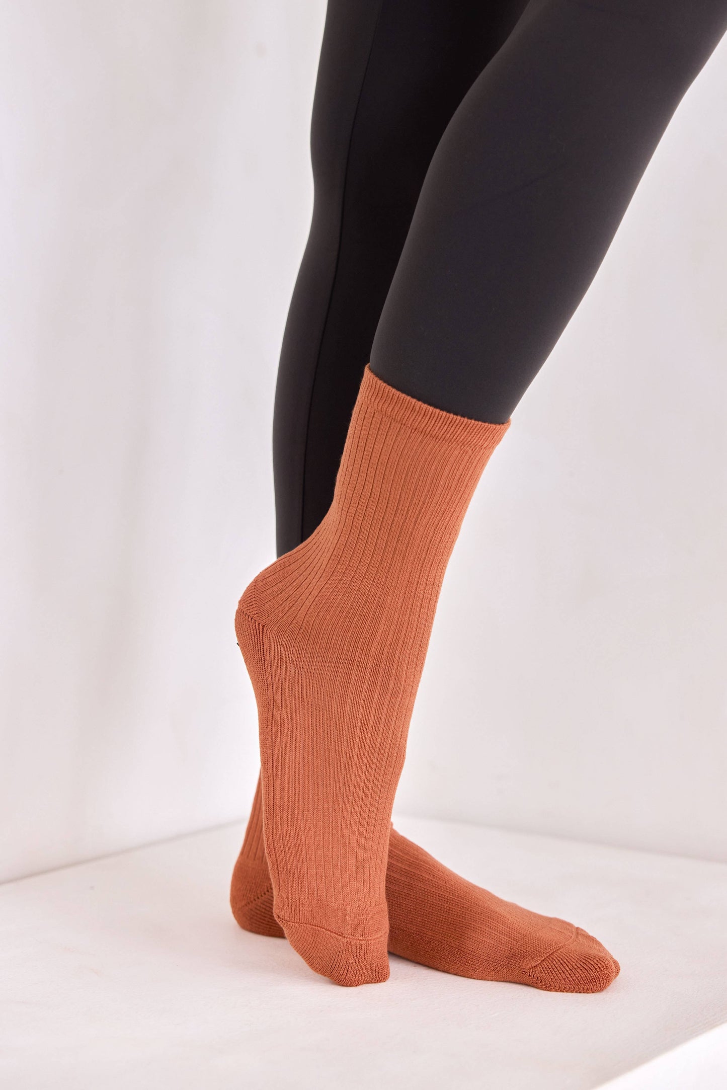 The Everyday Socks - 100% Bamboo - Terracotta Clay - AW25
