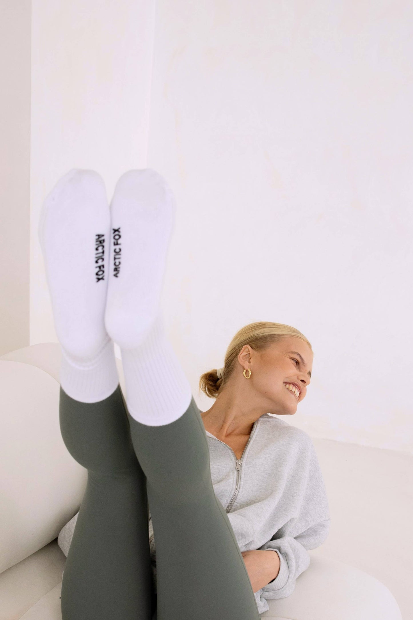 The Everyday Socks - 100% Bamboo - White - AW25