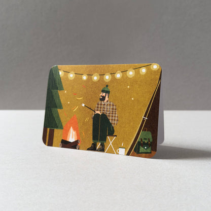 Camping Greetings - Yellow Tent