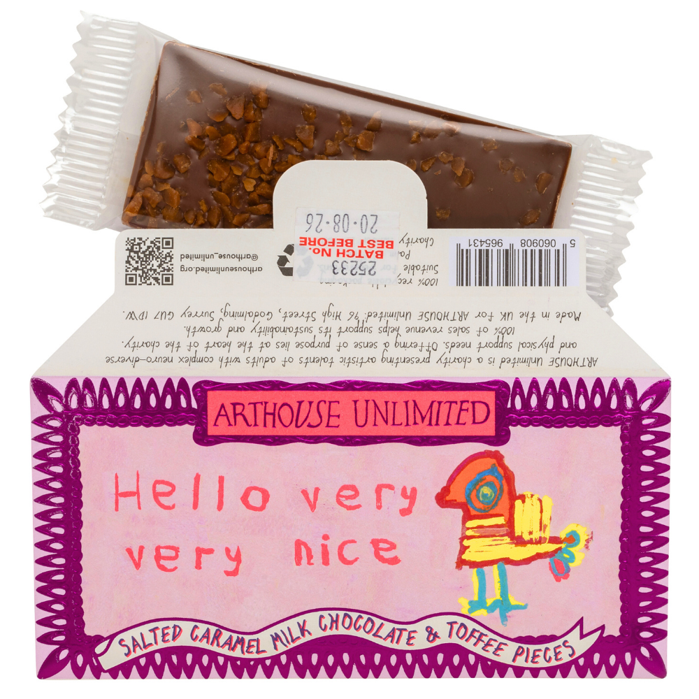 Joy Sized: Hello, Very Very Nice, Salted Caramel Milk Chocolate & Toffee Pieces