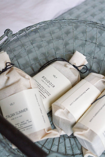 Natural Handmade Soap On A Rope "Italian Summer"