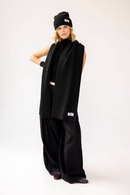 Recycled Bottle Beanie - Black Onyx - AW25