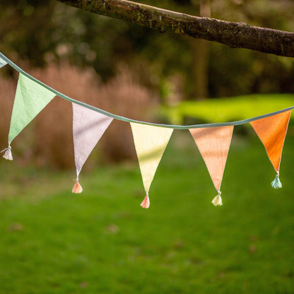 Pastel Fabric Bunting 3m | Tea Party| Summer Party |